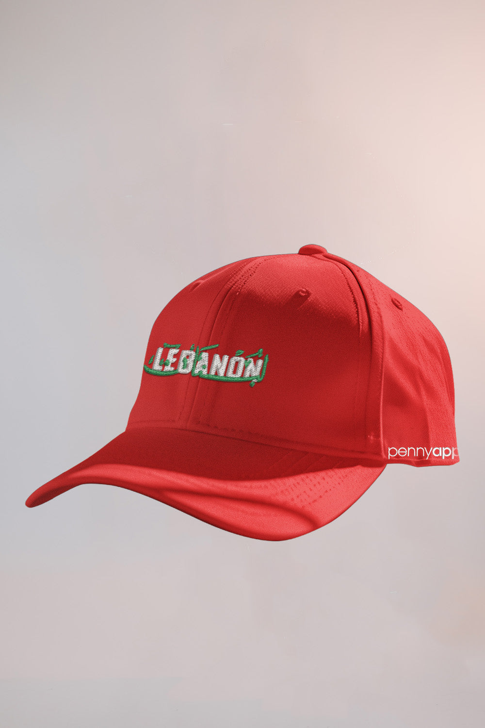 “Spirit Lebanon Cap” – Embroidered Red Lebanon Hats