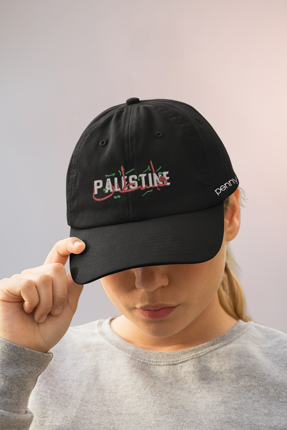 "Crown of Unity" - Embroidered Black Palestine Hats