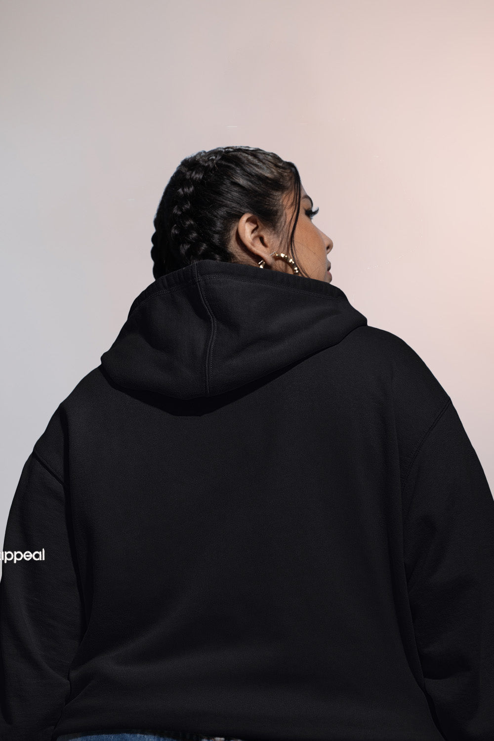 "Dome of the Rock Defender" - Embroidered Black Palestine Hoodie