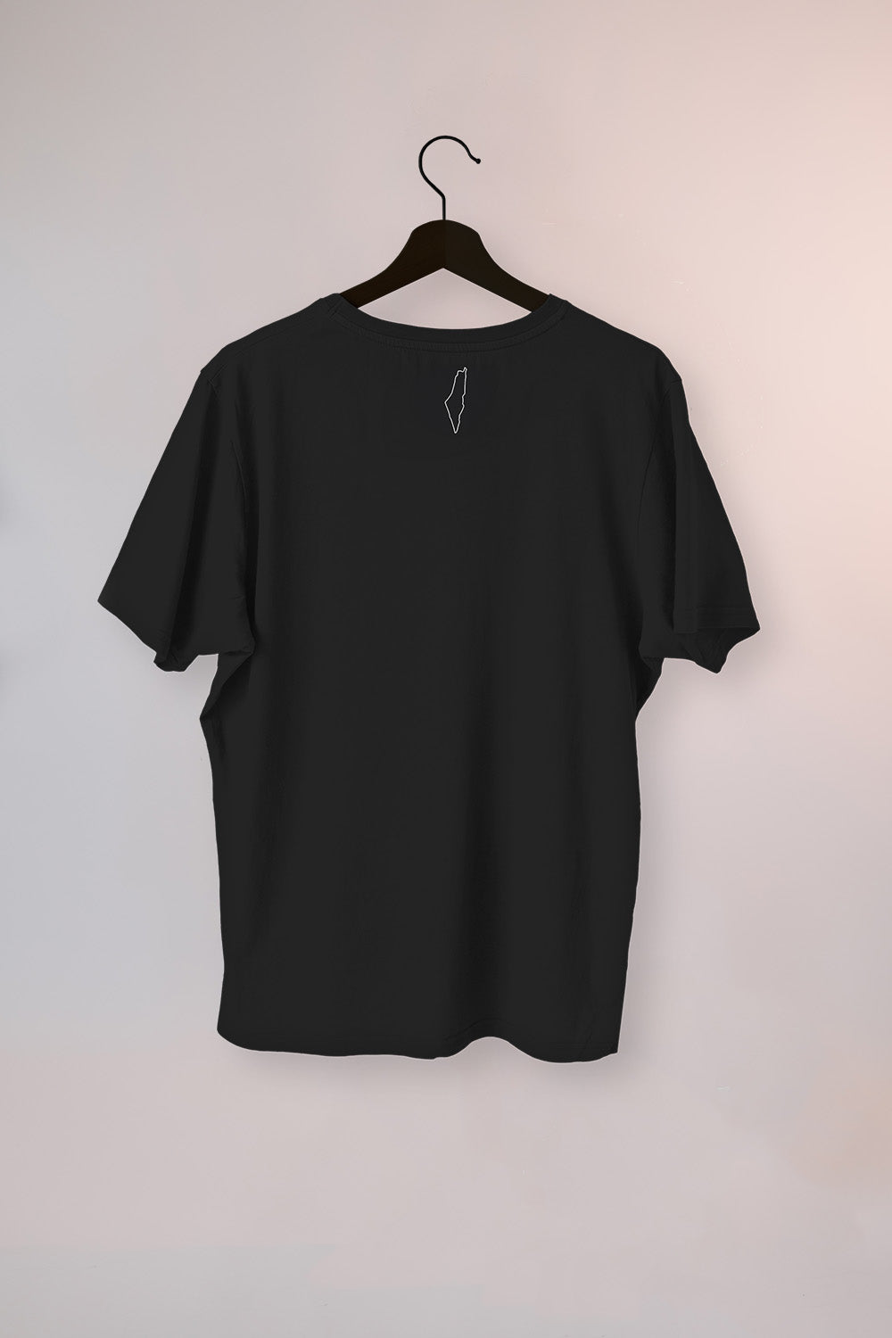 "Bethlehem Star Tee" - Printed Black Palestine T-Shirt