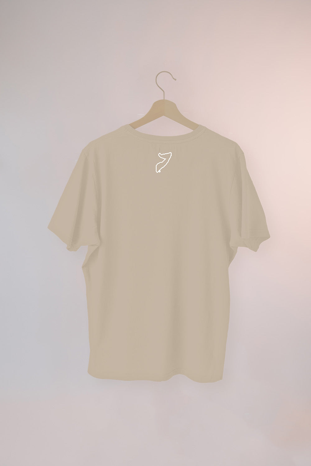 "Mogadishu Sunrise Tee" - Printed Cream Somalia T-Shirt