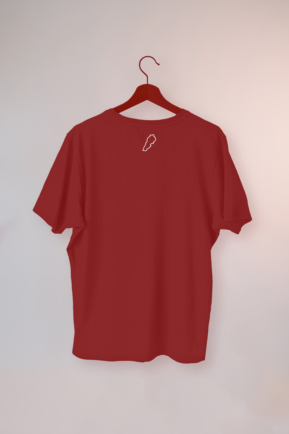 “Beirut Bliss” – Printed Red Lebanon T-Shirt