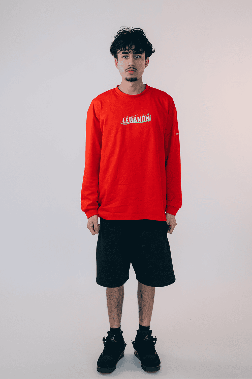 “Cedar Forests Layer” – Printed Red Lebanon Long Sleeve